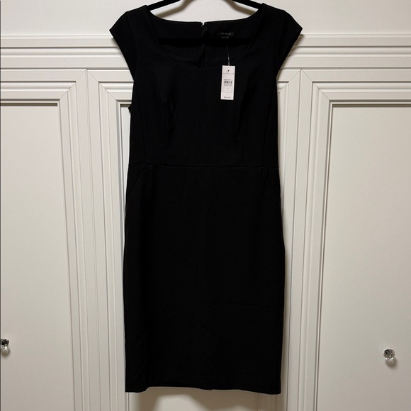 Ann Taylor Classic Black Midi Dress - Picture 1 of 3